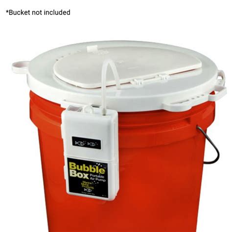 marine metal 5gal lid with bubble box aerator lb 11|Universal 5 Gallon Lid with Bubble Box Aerator.